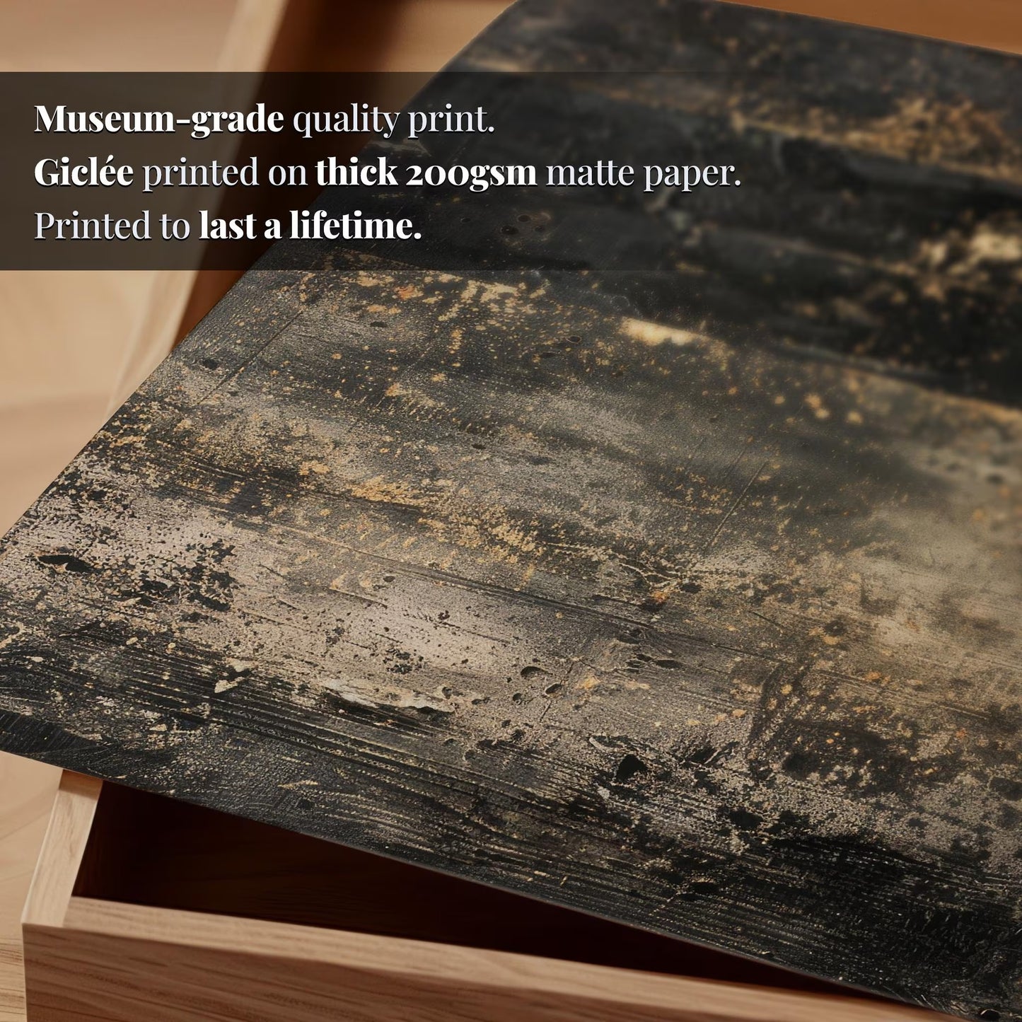 Wabi Sabi Erosion Study Earth Tone Abstract Canvas Print Japandi Wall Art